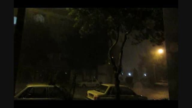 باران سیل آسا در مشهد - هفده اردیبهشت
