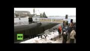 مراسم اغاز به کار جدیدترین زیردریایی روسیه