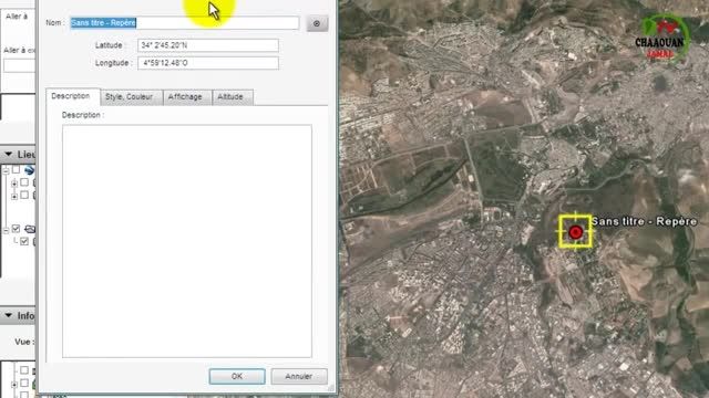 أخذ الصور الجویة من Google Earth إلى ArcGIS