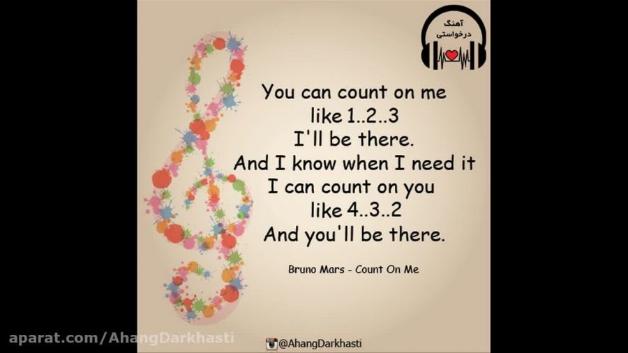 count on me - bruno mars
