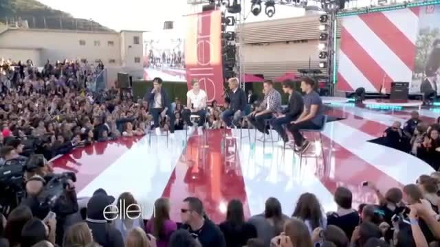 One Direction - The Ellen Show | Interview And Game (20