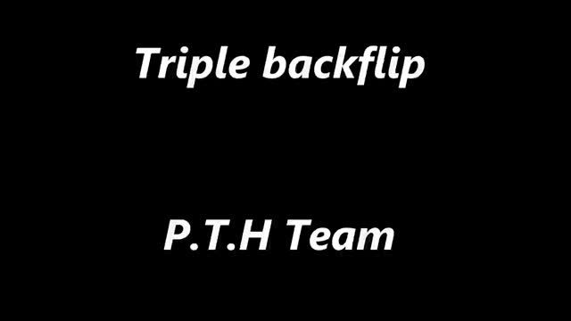 Triple BackFlip - سه وارو