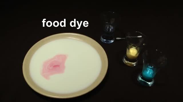 آزمایش جالب با شیر