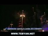 آتش بازی در مراسم افتتاحیه المپیک لندن2012