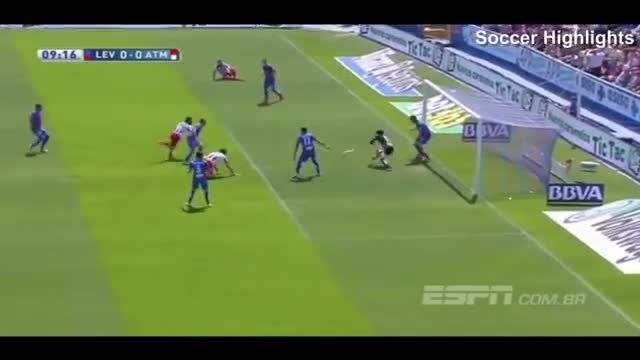 خلاصه بازی : اتلتیکو مادرید 2 - 2 لوانته (لالیگا)