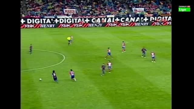 هایلایت کامل بازی لیونل مسی مقابل اتلتیکو مادرید(2006)