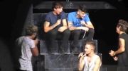 One Direction scared by a bug on stage