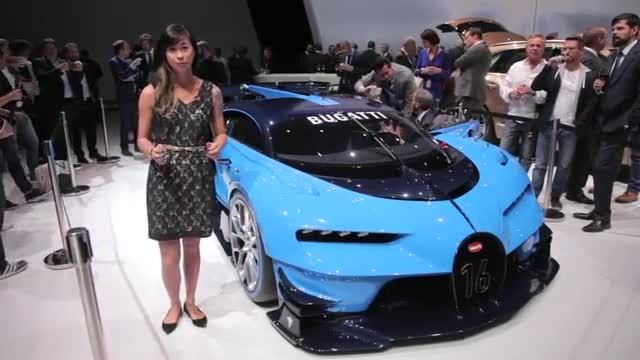 معرفی Bugatti Vision Gran Tourismo درفرانکفورت 2015