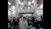 اذان مغرب در مسجد النبی(روضه)