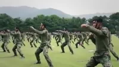 آموزش نظامی کره ای واقعا جالبه