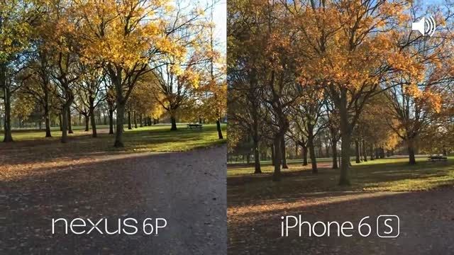 مقایسه کیفیت فیلم برداری نکسوس 6P با آیفون 6s