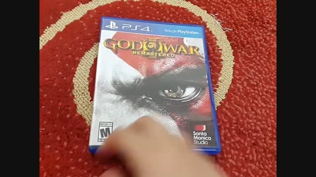 آنباکسینگ بازی GOD of WAR3 برای PS4