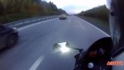 ویدئویی از سواری با موتور هوندا CBR