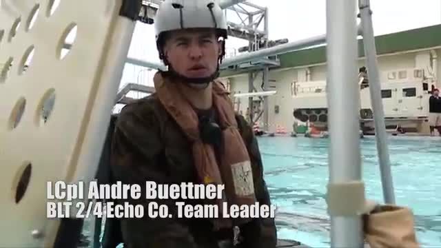 Welcome to the MEU|Underwater Egress Training