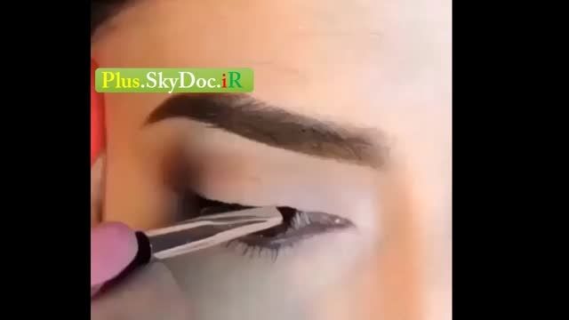 آموزش آرایش چشم  2