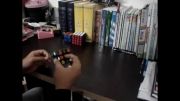 حل مکعب روبیک به صورت یک دست در 43 ثانیه