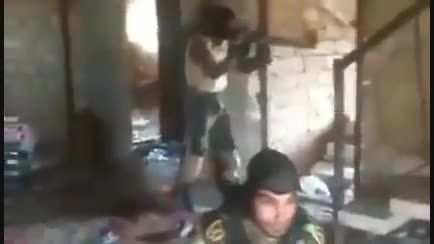 تک تیرانداز داعش در قبضه نیروهای ویژه بسیج مردمی