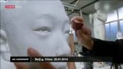 هنر نمایی مجسمه ساز چینی-مجسه هایی که حرکت میکنن