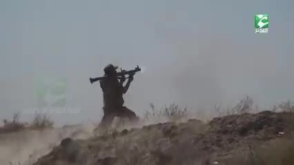 انهدام وحشتناک انتحاری داعش توسط نیروهای مردمی در رمادی