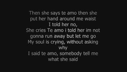Te Amo Lyrics