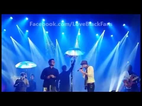 مرتضی پاشایی و محمد رضا گلزار در کنسرت
