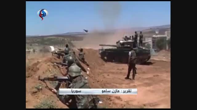 صحنه هایی از عملیات ارتش سوریه در اطراف ادلب