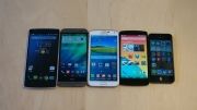 مقایسه OnePlus One with HTC One M8, Galaxy S5, Nexus 5,