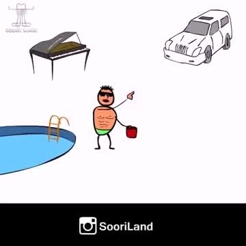 ویدیوی طنز سروش رضایی درباه چالش سطل آب یخ