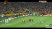 خلاصه بازی برزیل و اسپانیا