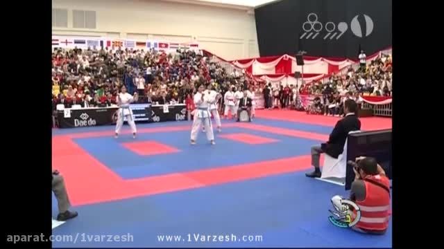 برزگر اولین بانوی طلایی ایران در کاراته
