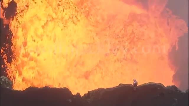 ویدئو باور نکردنی از آتشفشان