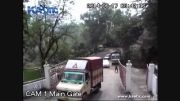 راننده ناشی کامیون خود را به کام مرگ داد