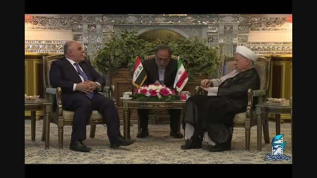 دیدار حیدر العبادی، نخست وزیر عراق با آیت الله هاشمی