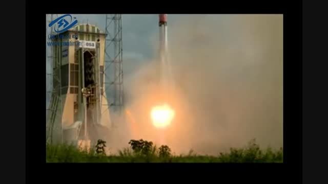 موشک روسی سایوز دو ماهواره ی اروپایی را از گویان فرانسه