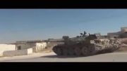 انهدام تانک تروریستها توسط ارتش سوریه