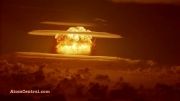 انفجار بمب اتمی در آسمان