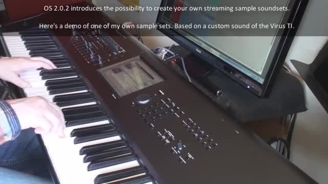 Keyboard Korg Kronos X_Sampel Streaming,Ghost Ship