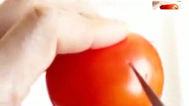 تزیین با خیار و گوجه