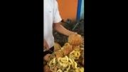 خورد کردن حرفه ای آناناس