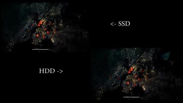 مقایسه سرعت ssd با hdd در بازی Call of Duty: Modern War
