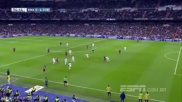 Real Madrid vs FC Barcelona 0-4 Todo los Goles