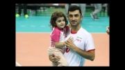 تصاویر خانواده والیبالیست ها دراینچئون حین بازی با کویت