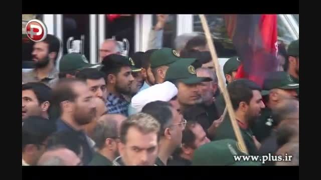 وداع تلخ مردم ایران با سردار همدانی