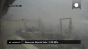 طوفان شدید در ایتالیا
