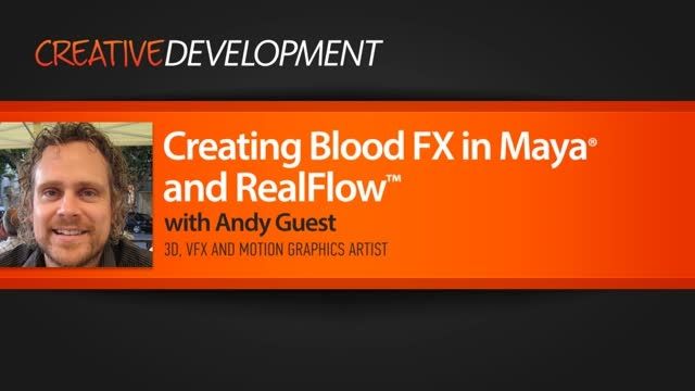 Creating Blood FX in Maya and RealFlow