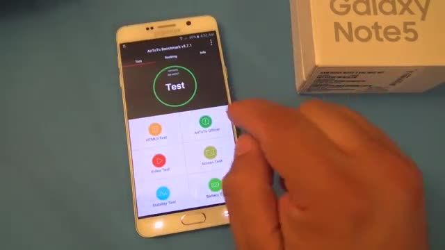 تست بنچمارک Samsung Galaxy Note 5