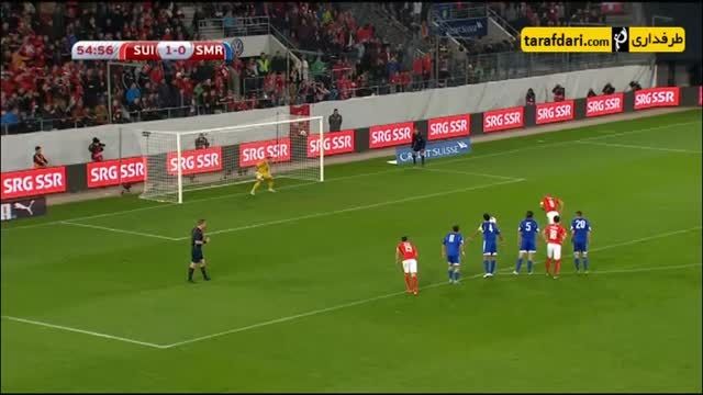 خلاصه بازی سوئیس 7-0 سن مارینو