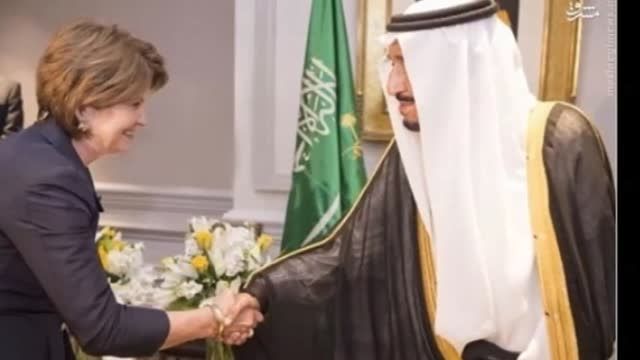 دَستِ گُلِ جدید پادشاه سعودی ملک سلمان وهابی-عراق-سوریه