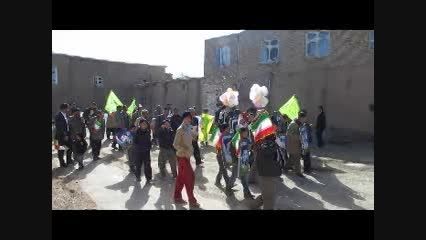 راهپیمایی 22 بهمن روستای دینه کبود
