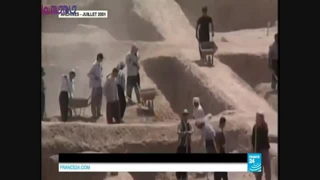 نابود کردن آثار باستانی عراق توسط داعش